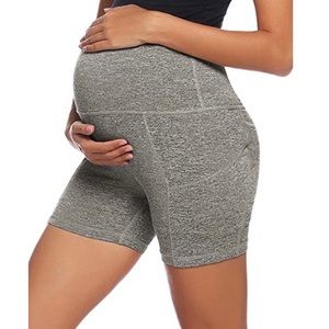 Maternity High Waisted Biker Shorts